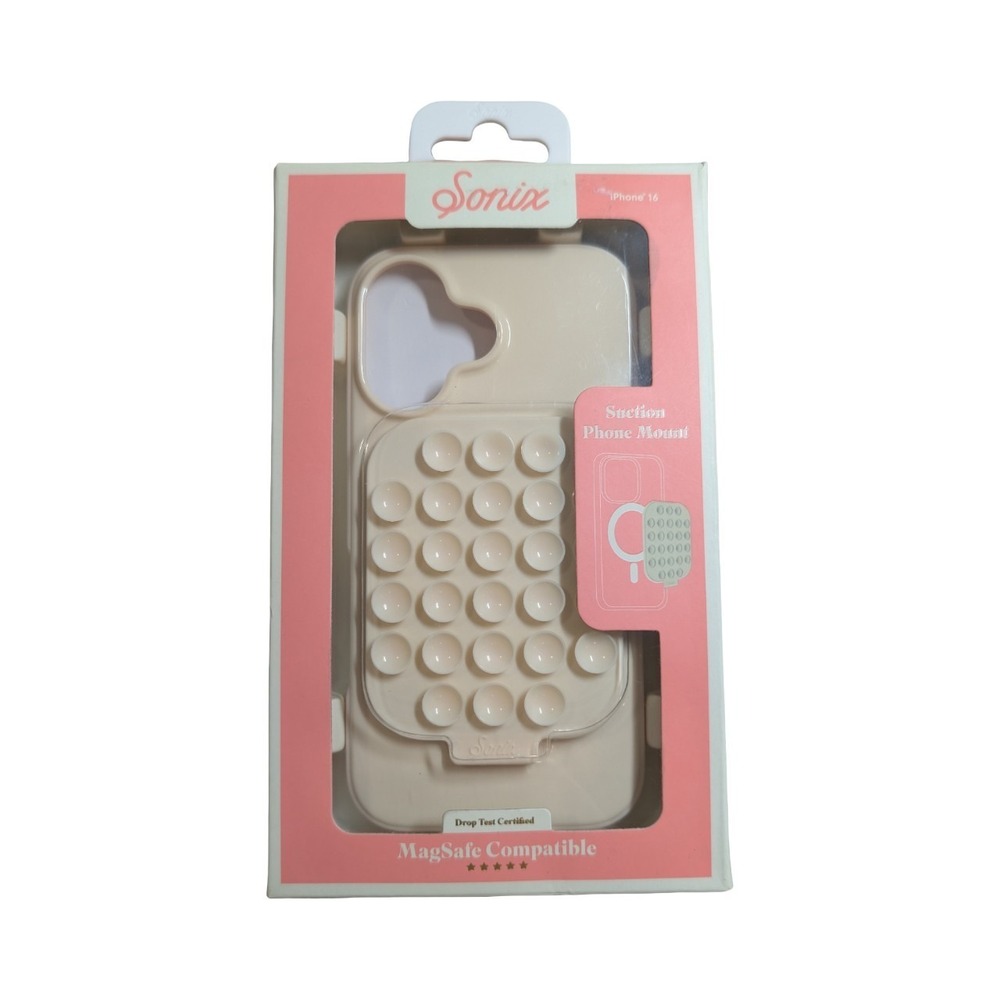M5-O Sonix Magsafe Mountable Suction Case For Apple iPhone 16 - Cream